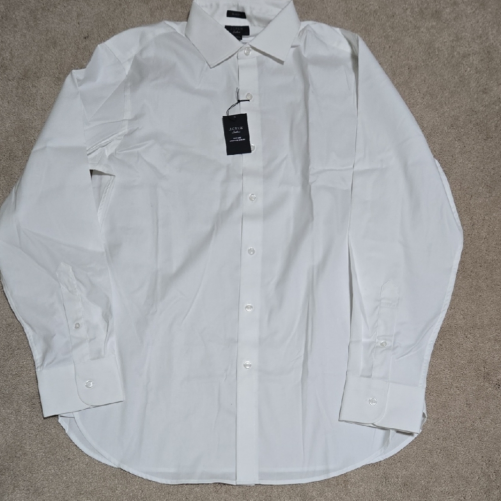 J. Crew Crisp White Dress Shirt